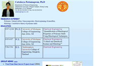 Desktop Screenshot of cattaleeya.che.engr.tu.ac.th