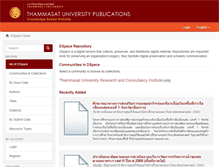 Tablet Screenshot of dspace.library.tu.ac.th