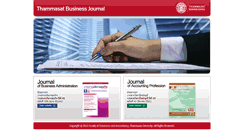 Desktop Screenshot of journal.tbs.tu.ac.th