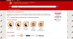 Desktop Screenshot of index.library.tu.ac.th